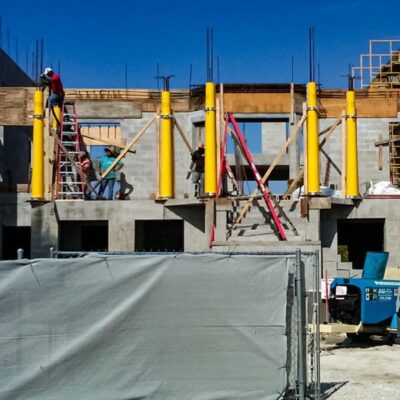 Multiple SlikForms creating decorative columns.